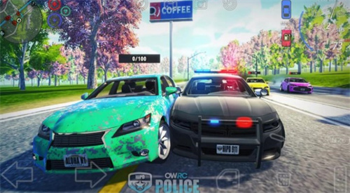 开放世界警察追逐模拟器4
