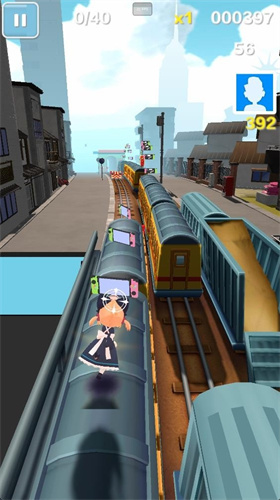 蔚蓝跑酷1